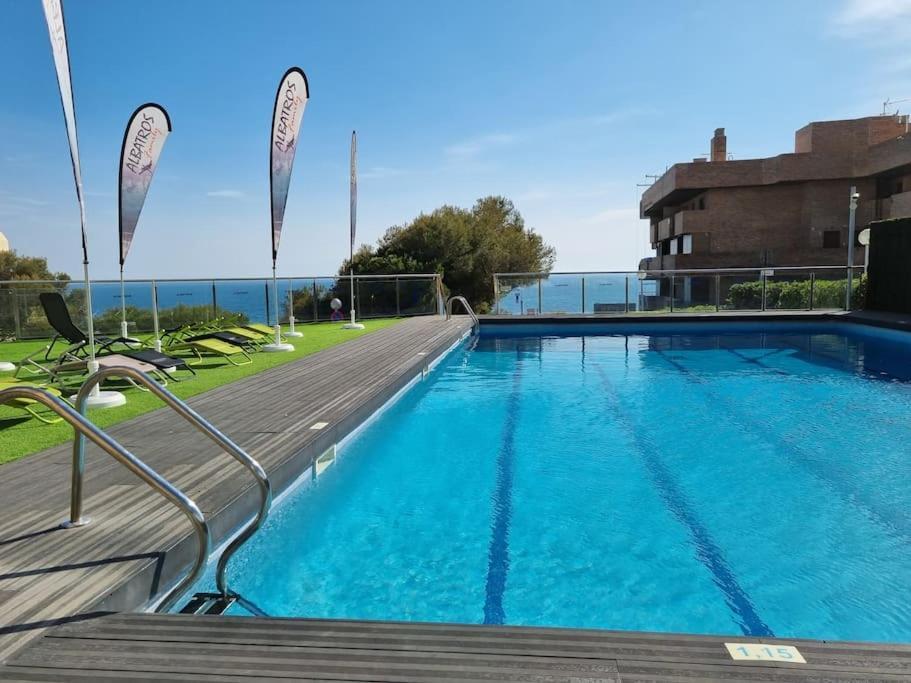 Precioso Con Vistas Al Mar Con Piscina Appartement Salou