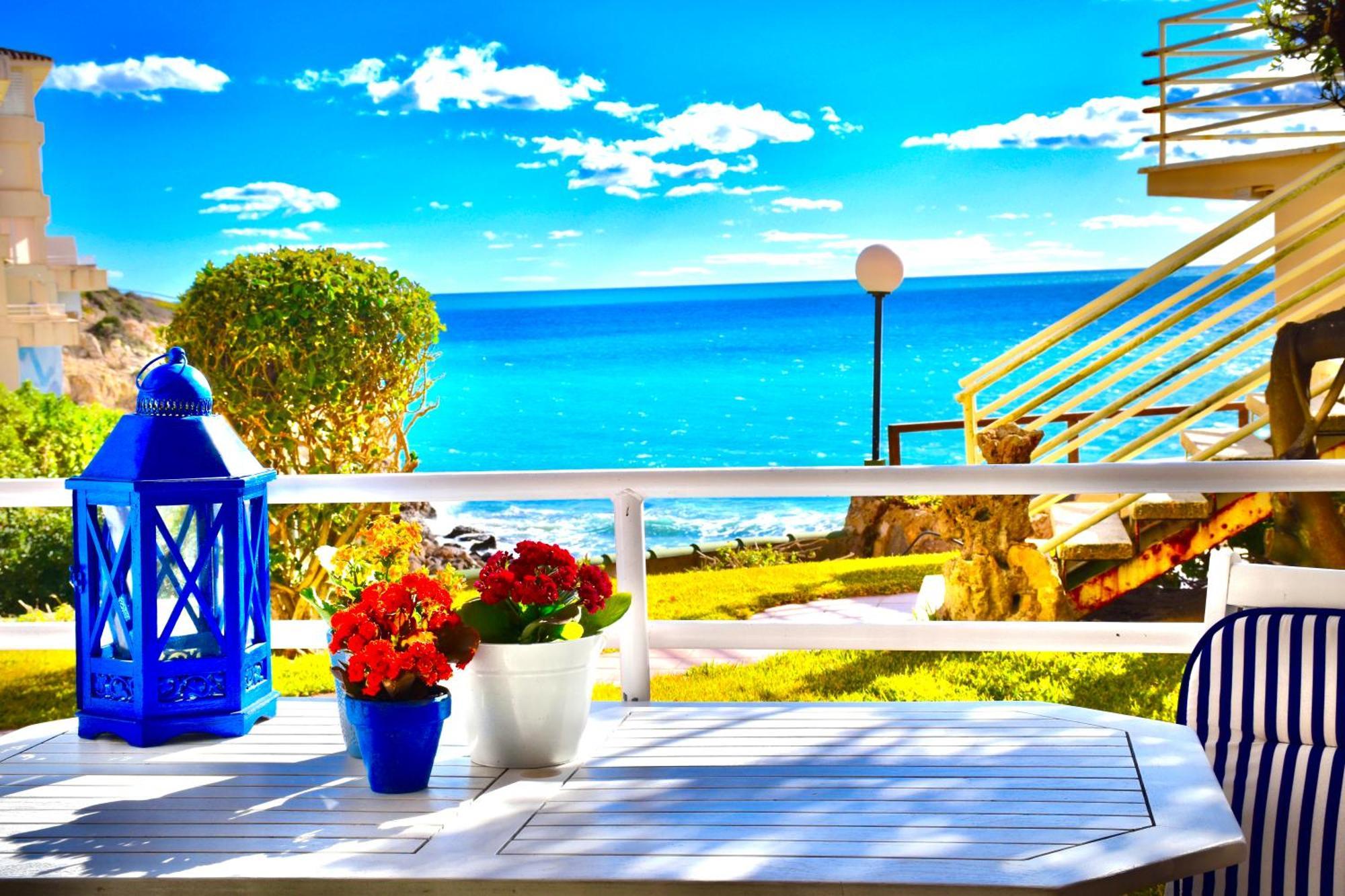 1a. Linea, Vistas Al Mar, Acceso Directo A Playa Y Piscina Apartment Salou