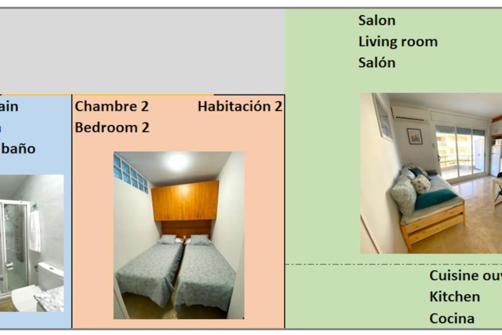 Apartamento 1 Min Vue Sur Salou